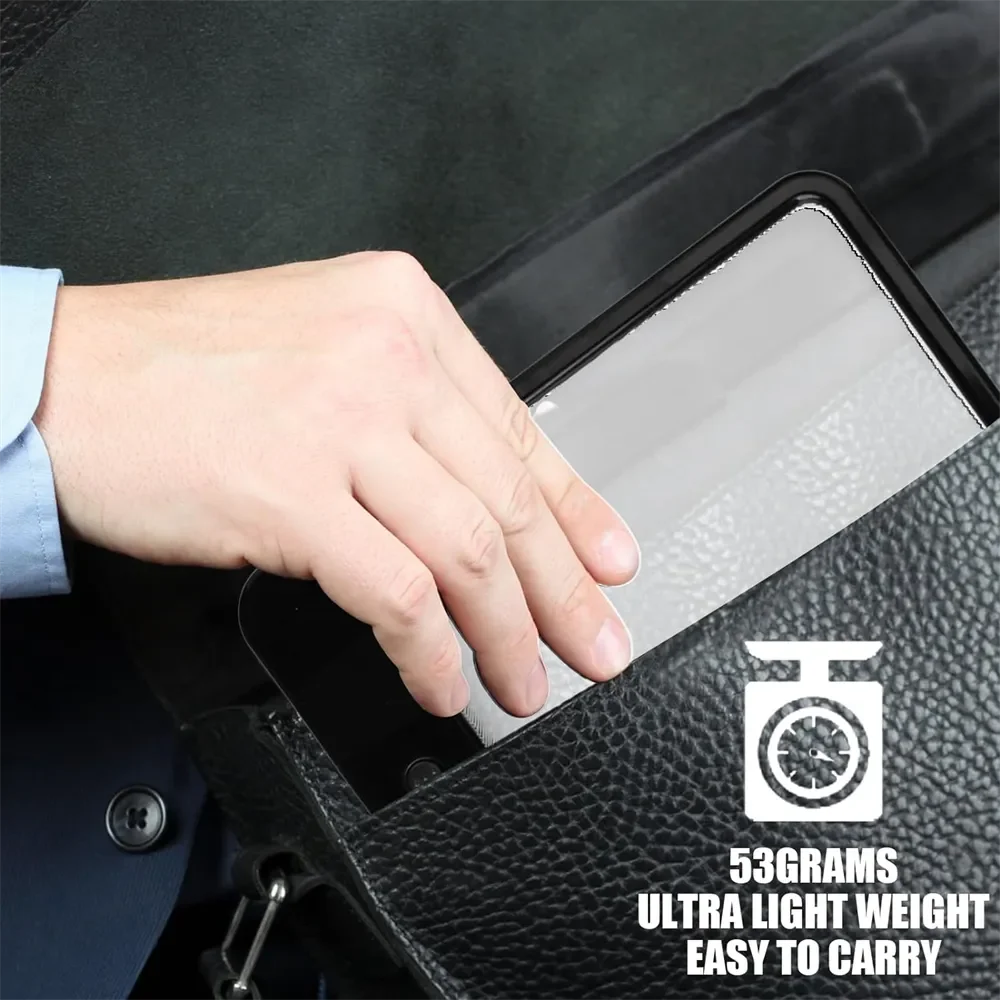 Full-Page LED Reading Magnifier — 3X Lightweight Magnifying Sheet for Comfortable Reading