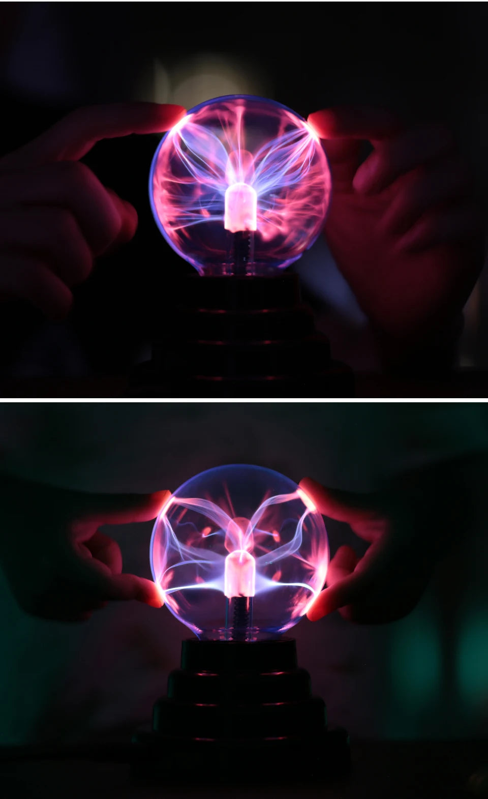Magic Crystal Plasma Ball Lamp — LED Night Light for Kids & Home Decor