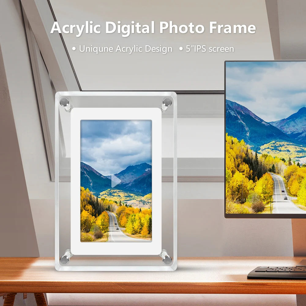 Acrylic Digital Photo Frame (5" IPS)