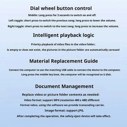 Personalized Crystal Memory Ball — Digital Photo & Video Display
