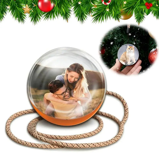 Personalized Crystal Memory Ball — Digital Photo & Video Display