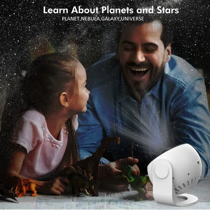 Galaxy Star Projector Night Light — 13-in-1 HD Planetarium Experience