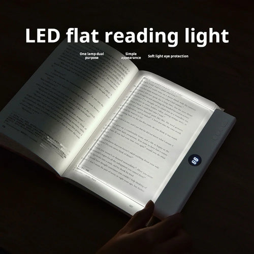 F17 Flat-Panel Reading Light — Soft LED Night Lamp for Bedside & Nighttime Reading