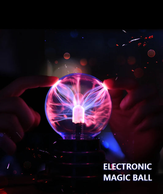 Magic Crystal Plasma Ball Lamp — LED Night Light for Kids & Home Decor