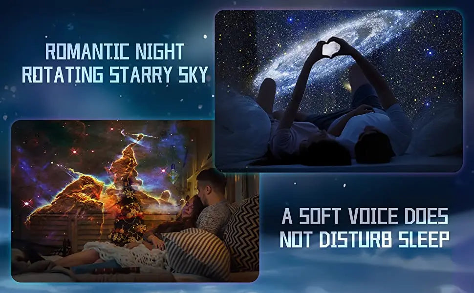 Galaxy Star Projector Night Light — 13-in-1 HD Planetarium Experience