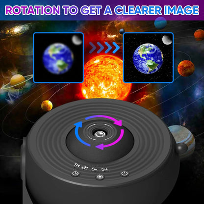 Galaxy Star Projector Night Light — 13-in-1 HD Planetarium Experience